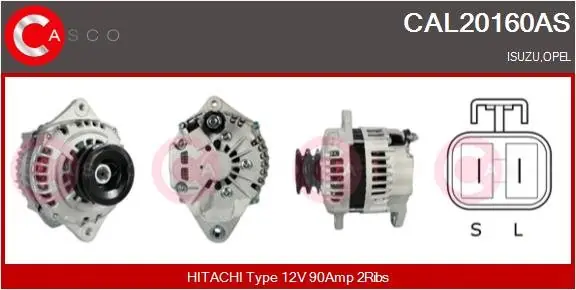 Alternator CASCO CAL20160AS Kup teraz