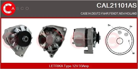 Alternator CASCO CAL21101AS Taniej
