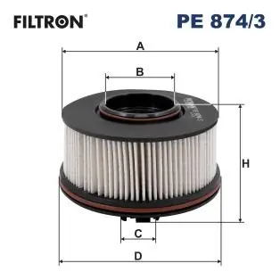 Filtr paliwa FILTRON PE 874/3 Darmowy zwrot