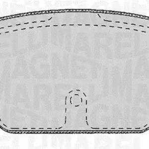 Oferta Zestaw klocków hamulcowych, hamulce tarczowe MAGNETI MARELLI 363916060125