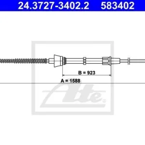 Linka hamulca ATE 24.3727-3402 6R0609721B Zamów dziś