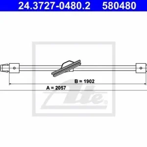 Linka hamulca ATE 24.3727-0480 2044201585 Oferta