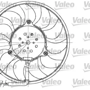 Niska cena Silnik wentylatora VALEO 698611 8E0959455B
